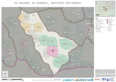 Microplanning: Maleke, Bokonzi, Gemena, Sud-Ubangi, COD (2025)