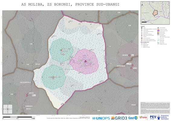 Microplanning: Moliba, Bokonzi, Gemena, Sud-Ubangi, COD (2025)