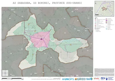 Microplanning: Sabasaba, Bokonzi, Gemena, Sud-Ubangi, COD (2025)