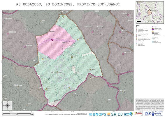 Microplanning: Bobazolo, Bominenge, Gemena, Sud-Ubangi, COD (2025)