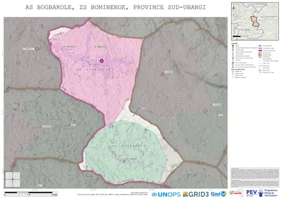 Microplanning: Bogbakole, Bominenge, Gemena, Sud-Ubangi, COD (2025)