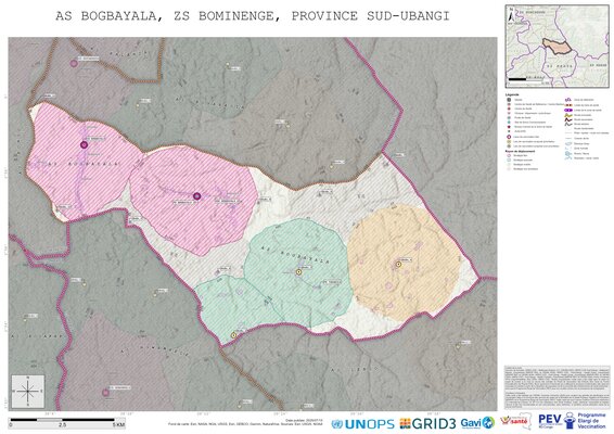 Microplanning: Bogbayala, Bominenge, Gemena, Sud-Ubangi, COD (2025)