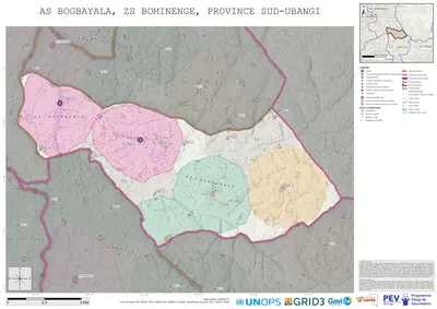 Microplanning: Bogbayala, Bominenge, Gemena, Sud-Ubangi, COD (2025)