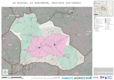 Microplanning: Bokode, Bominenge, Gemena, Sud-Ubangi, COD (2025)