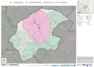 Microplanning: Bondama, Bominenge, Gemena, Sud-Ubangi, COD (2025)