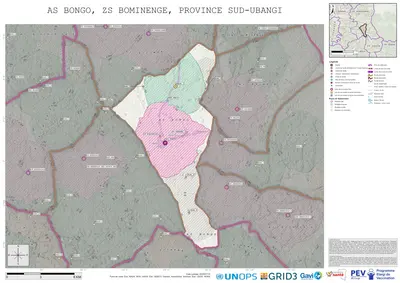 Microplanning: Bongo, Bominenge, Gemena, Sud-Ubangi, COD (2025)