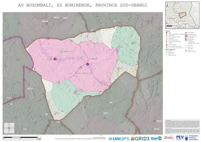 Microplanning: Bozombali, Bominenge, Gemena, Sud-Ubangi, COD (2025)