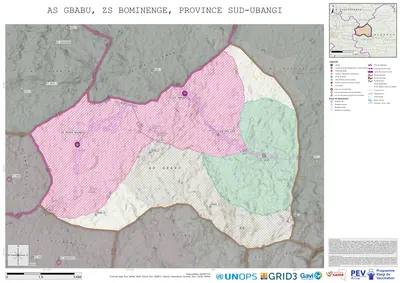 Microplanning: Gbabu, Bominenge, Gemena, Sud-Ubangi, COD (2025)