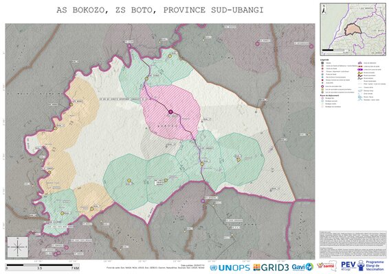 Microplanning: Bokozo, Boto, Gemena, Sud-Ubangi, COD (2025)
