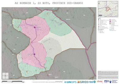 Microplanning: Bombese-1, Boto, Gemena, Sud-Ubangi, COD (2025)