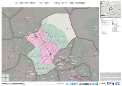 Microplanning: Bosenduni, Boto, Gemena, Sud-Ubangi, COD (2025)