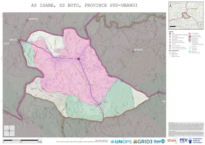 Microplanning: Isabe, Boto, Gemena, Sud-Ubangi, COD (2025)
