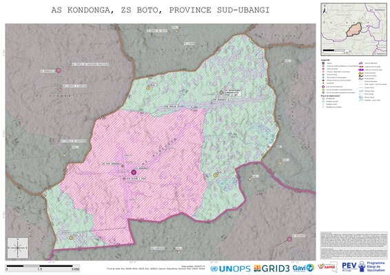 Microplanning: Kondonga, Boto, Gemena, Sud-Ubangi, COD (2025)