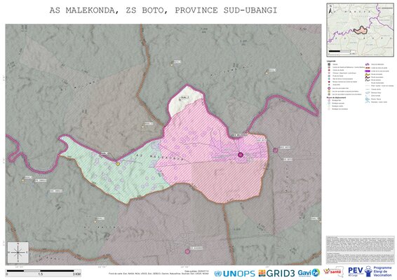 Microplanning: Malekonda, Boto, Gemena, Sud-Ubangi, COD (2025)