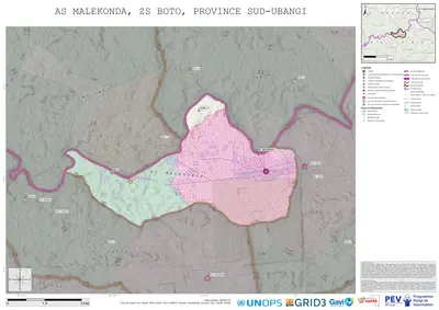Microplanning: Malekonda, Boto, Gemena, Sud-Ubangi, COD (2025)