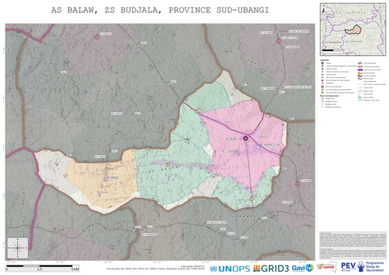 Microplanning: Balaw, Budjala, Gemena, Sud-Ubangi, COD (2025)