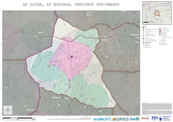 Microplanning: Djiba, Budjala, Gemena, Sud-Ubangi, COD (2025)