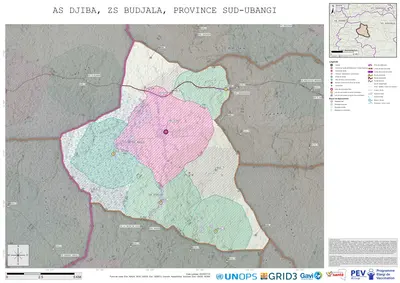 Microplanning: Djiba, Budjala, Gemena, Sud-Ubangi, COD (2025)