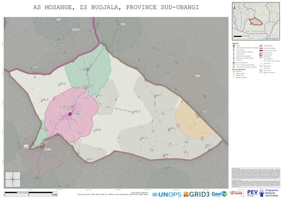 Microplanning: Mosange, Budjala, Gemena, Sud-Ubangi, COD (2025)