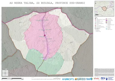 Microplanning: Nzeka-Taliba, Budjala, Gemena, Sud-Ubangi, COD (2025)