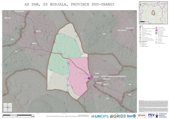 Microplanning: Saw, Budjala, Gemena, Sud-Ubangi, COD (2025)
