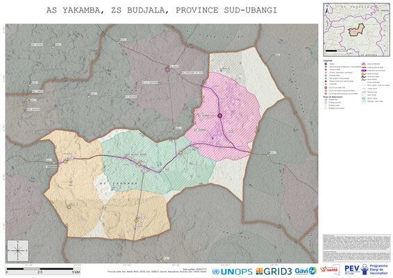 Microplanning: Yakamba, Budjala, Gemena, Sud-Ubangi, COD (2025)