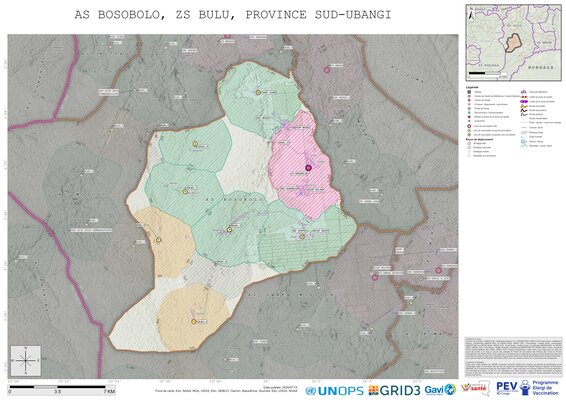 Microplanning: Bosobolo, Bulu, Gemena, Sud-Ubangi, COD (2025)
