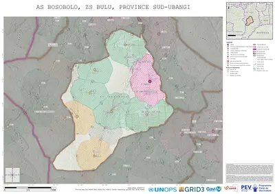 Microplanning: Bosobolo, Bulu, Gemena, Sud-Ubangi, COD (2025)