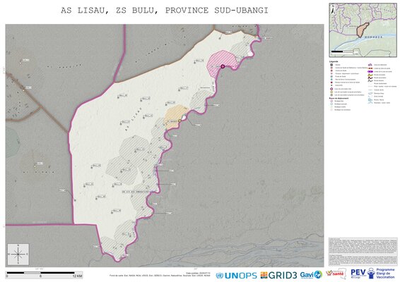 Microplanning: Lisau, Bulu, Gemena, Sud-Ubangi, COD (2025)