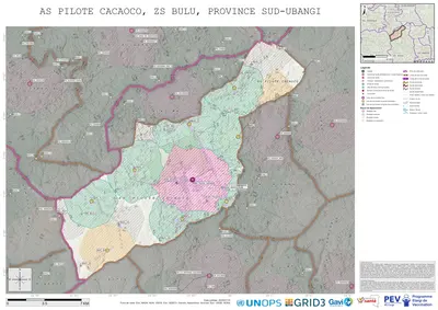 Microplanning: Pilote-Cacaoco, Bulu, Gemena, Sud-Ubangi, COD (2025)