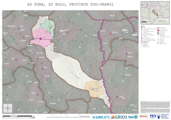Microplanning: Poma, Bulu, Gemena, Sud-Ubangi, COD (2025)