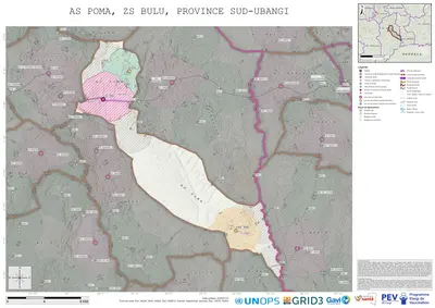 Microplanning: Poma, Bulu, Gemena, Sud-Ubangi, COD (2025)