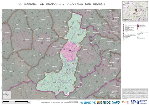 Microplanning: Bodeme, Bwamanda, Gemena, Sud-Ubangi, COD (2025)