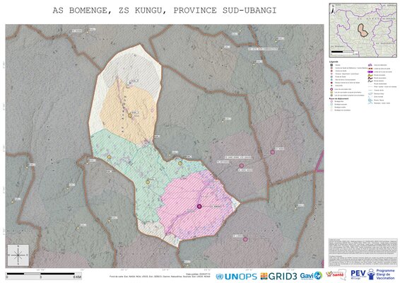 Microplanning: Bomenge, Kungu, Gemena, Sud-Ubangi, COD (2025)