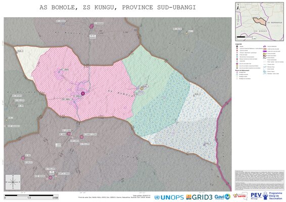 Microplanning: Bomole, Kungu, Gemena, Sud-Ubangi, COD (2025)