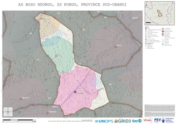 Microplanning: Boso-Ndongo, Kungu, Gemena, Sud-Ubangi, COD (2025)
