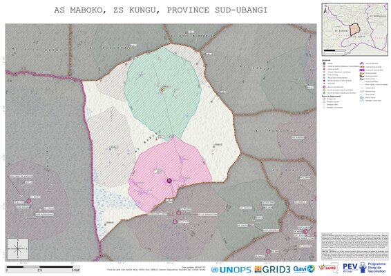 Microplanning: Maboko, Kungu, Gemena, Sud-Ubangi, COD (2025)