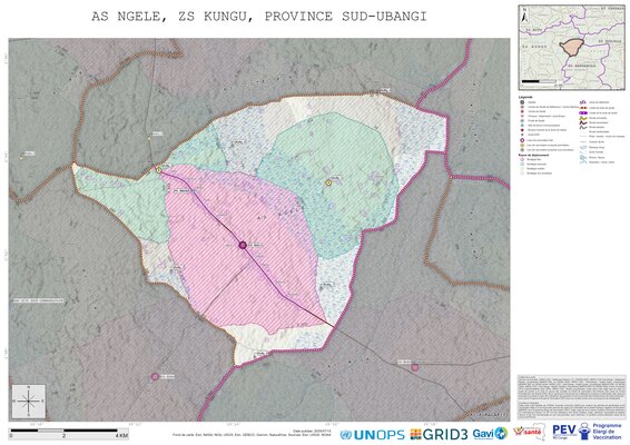 Microplanning: Ngele, Kungu, Gemena, Sud-Ubangi, COD (2025)