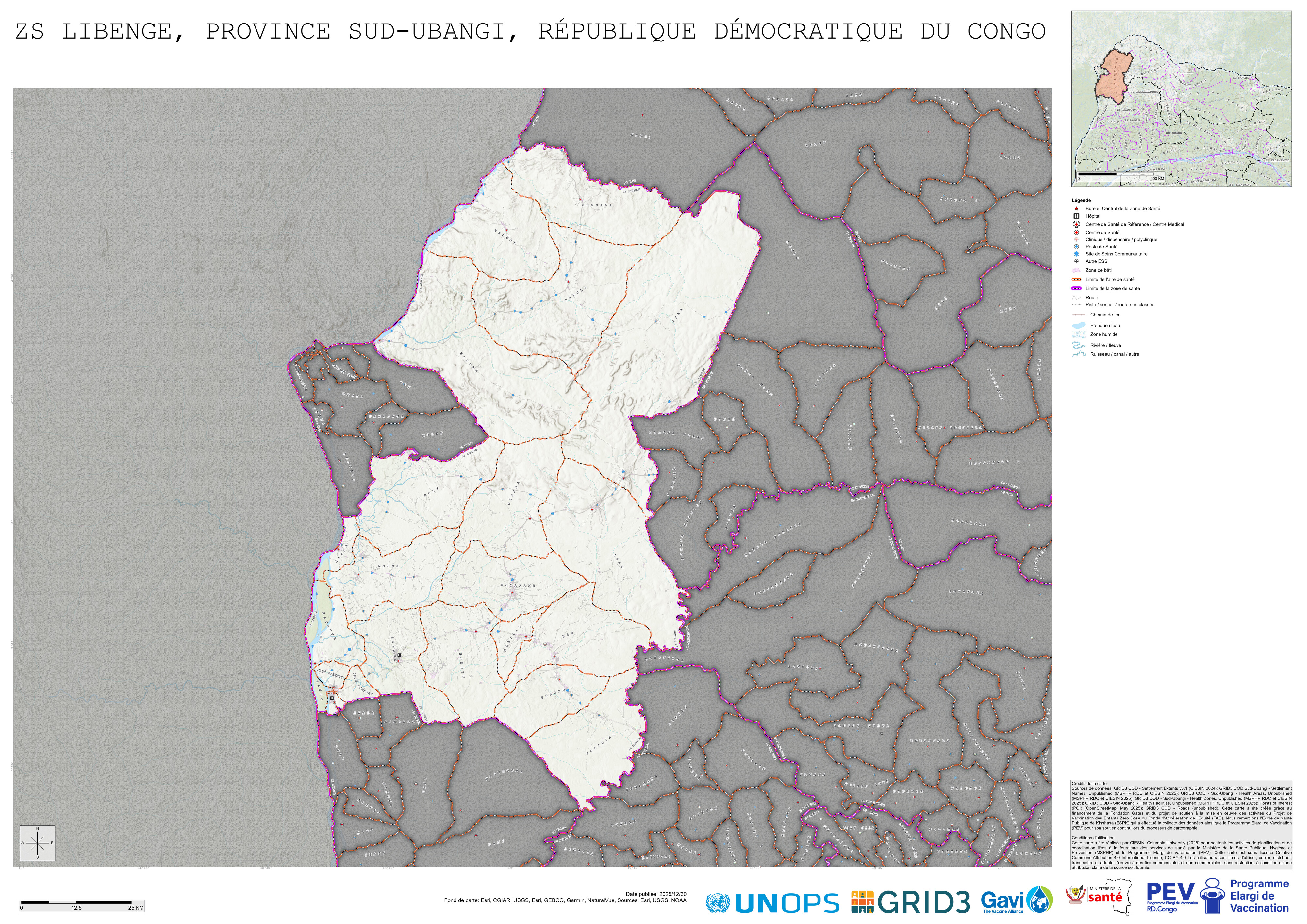 Reference Minimal: Libenge, Gemena, Sud-Ubangi, COD (2025)