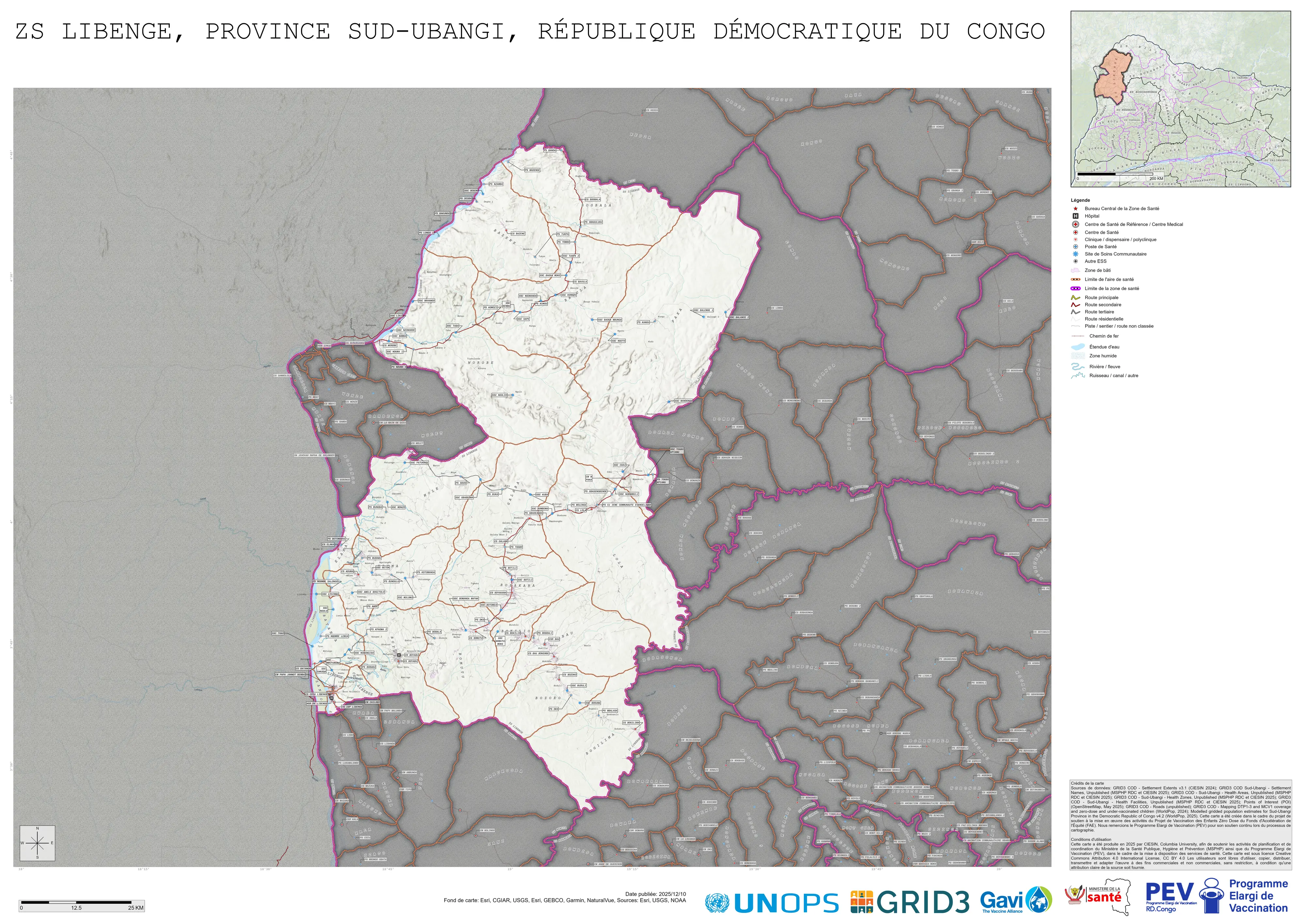 Reference: Libenge, Gemena, Sud-Ubangi, COD (2025)