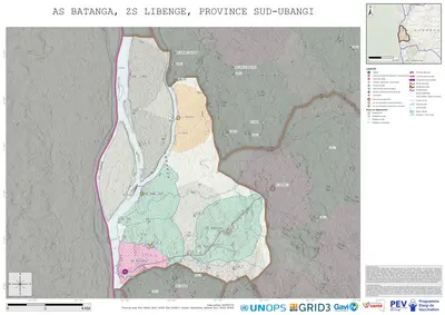 Microplanning: Batanga, Libenge, Gemena, Sud-Ubangi, COD (2025)