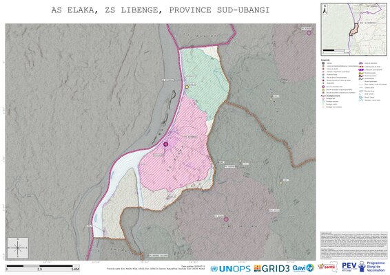 Microplanning: Elaka, Libenge, Gemena, Sud-Ubangi, COD (2025)