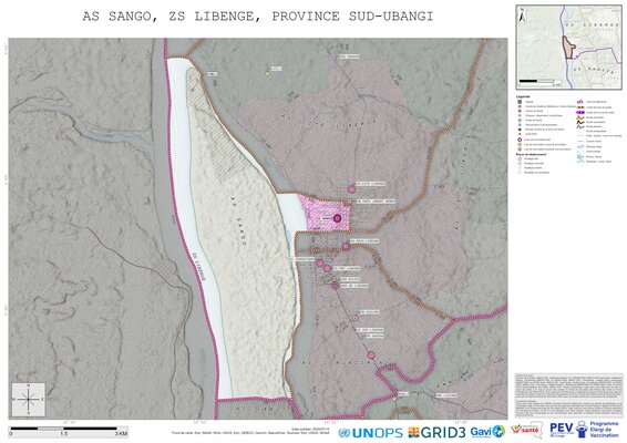 Microplanning: Sango, Libenge, Gemena, Sud-Ubangi, COD (2025)