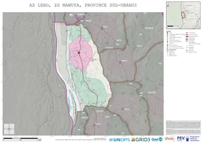 Microplanning: Lebo, Mawuya, Gemena, Sud-Ubangi, COD (2025)