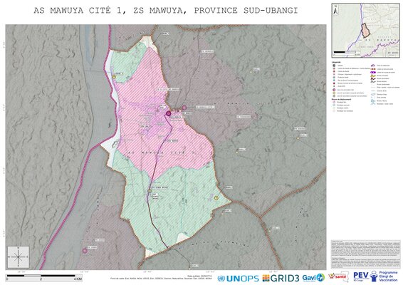 Microplanning: Mawuya-Cite-1, Mawuya, Gemena, Sud-Ubangi, COD (2025)