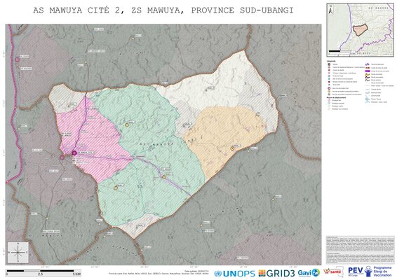 Microplanning: Mawuya-Cite-2, Mawuya, Gemena, Sud-Ubangi, COD (2025)