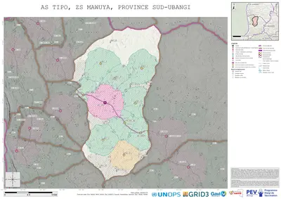 Microplanning: Tipo, Mawuya, Gemena, Sud-Ubangi, COD (2025)