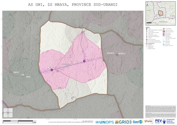 Microplanning: Gwi, Mbaya, Gemena, Sud-Ubangi, COD (2025)