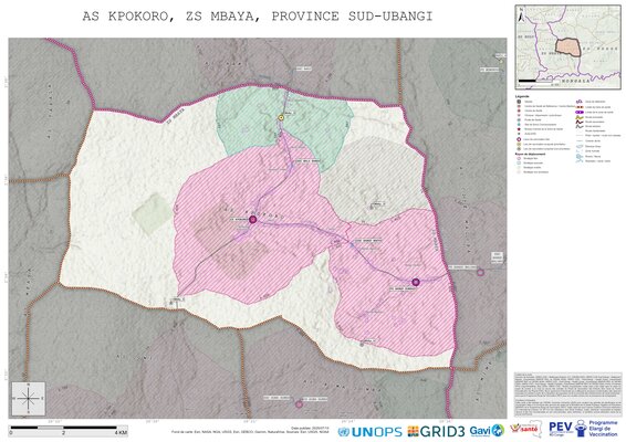 Microplanning: Kpokoro, Mbaya, Gemena, Sud-Ubangi, COD (2025)