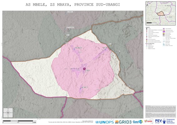 Microplanning: Mbele, Mbaya, Gemena, Sud-Ubangi, COD (2025)